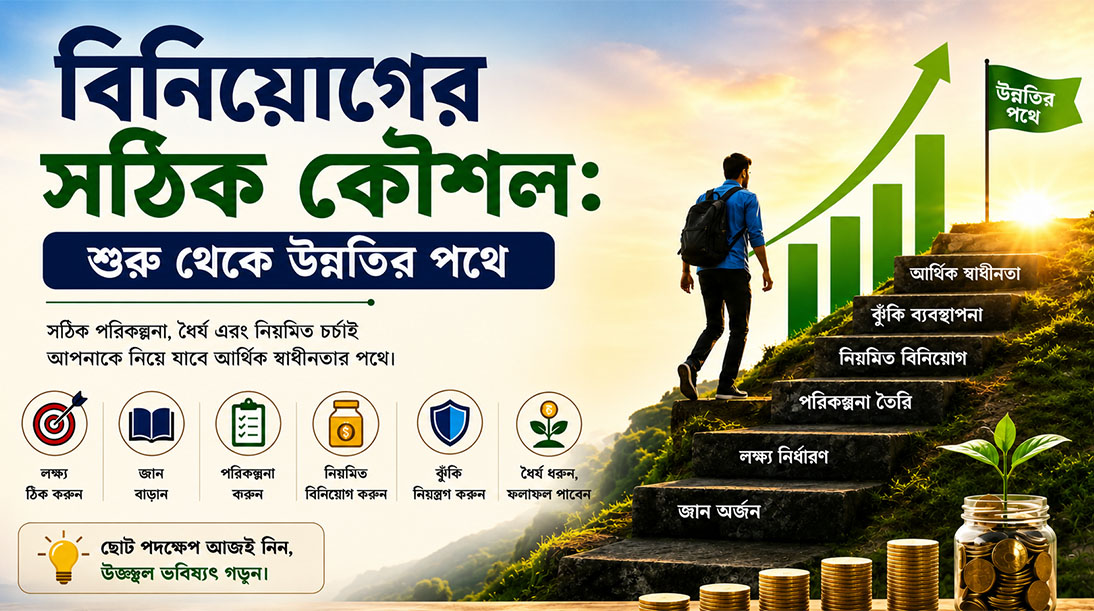  বিনিয়োগের সঠিক কৌশল: শুরু থেকে উন্নতির পথে